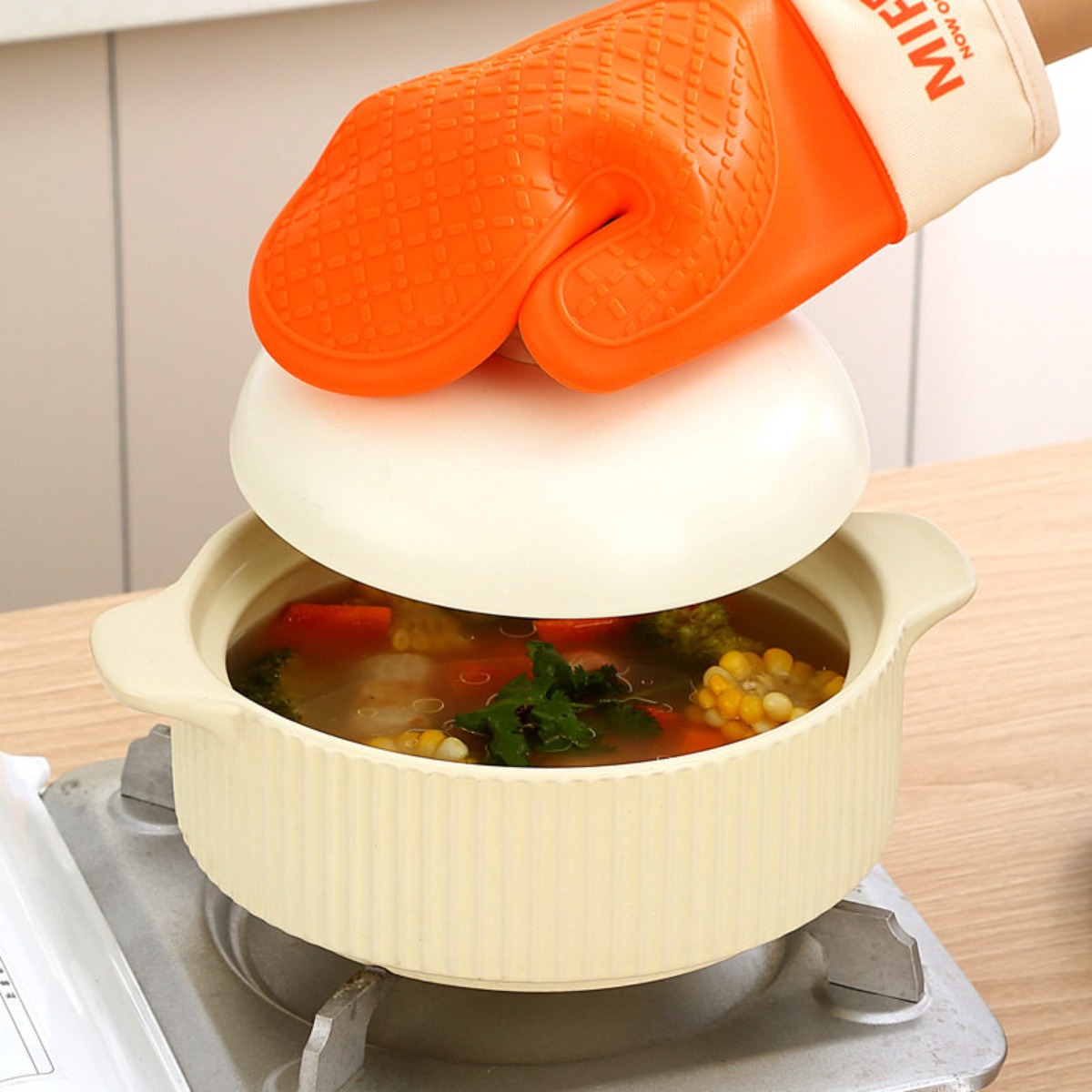 Cute Miffy Rabbit Silicone Hea - огляд і ціна Oven Mitt Silicone