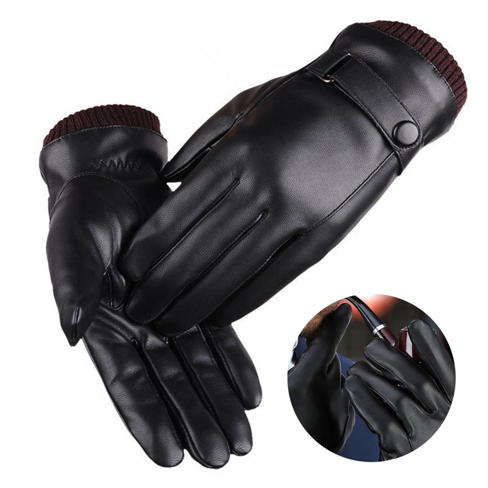 Faux Leather Full Finger Touch - огляд і ціна Winter Glove Insulated