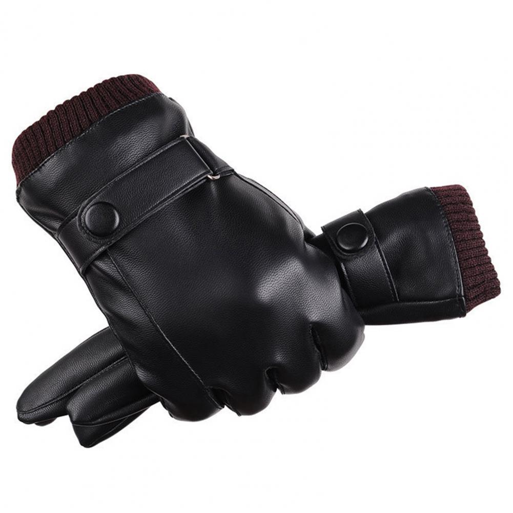 Faux Leather Full Finger Touch - огляд і ціна Winter Glove Insulated