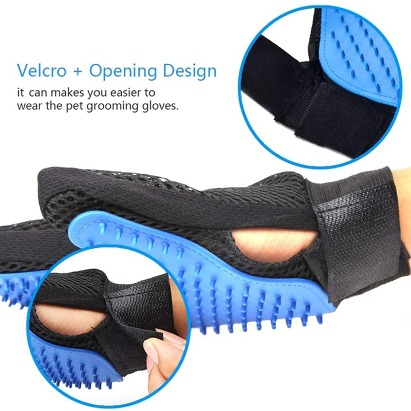 Pet Grooming Gloves Silicone B - огляд і ціна Rubber Glove Cleaning