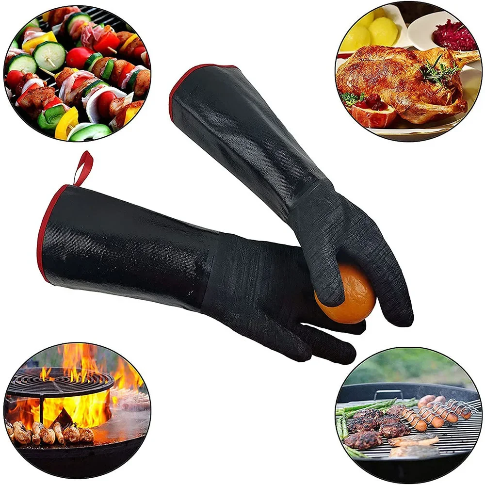 Silicone Oven Mitts, Non-Slip  - огляд і ціна Oven Mitt Silicone