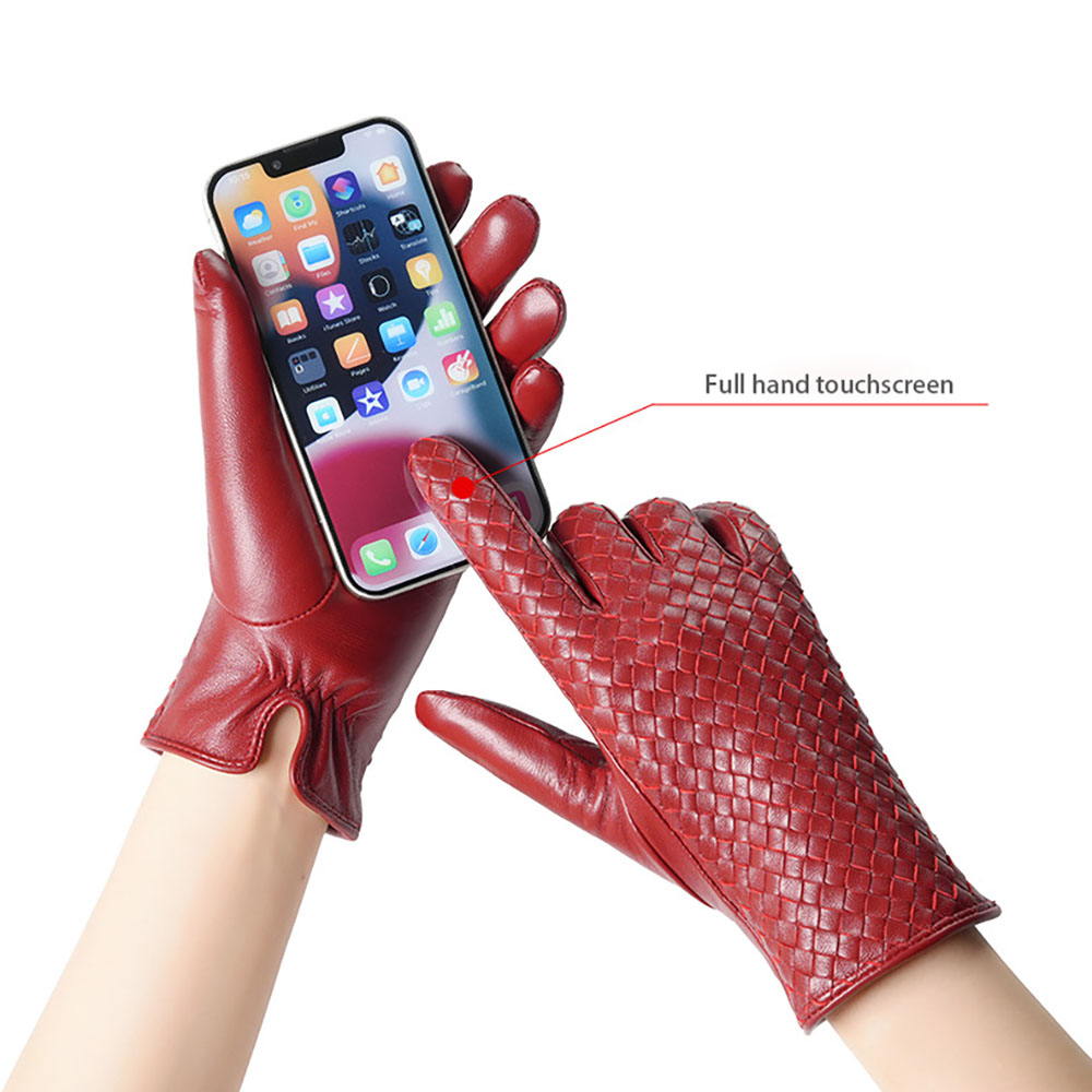 Winter Women's Real Leather Wa - огляд і ціна Wool Glove Lined