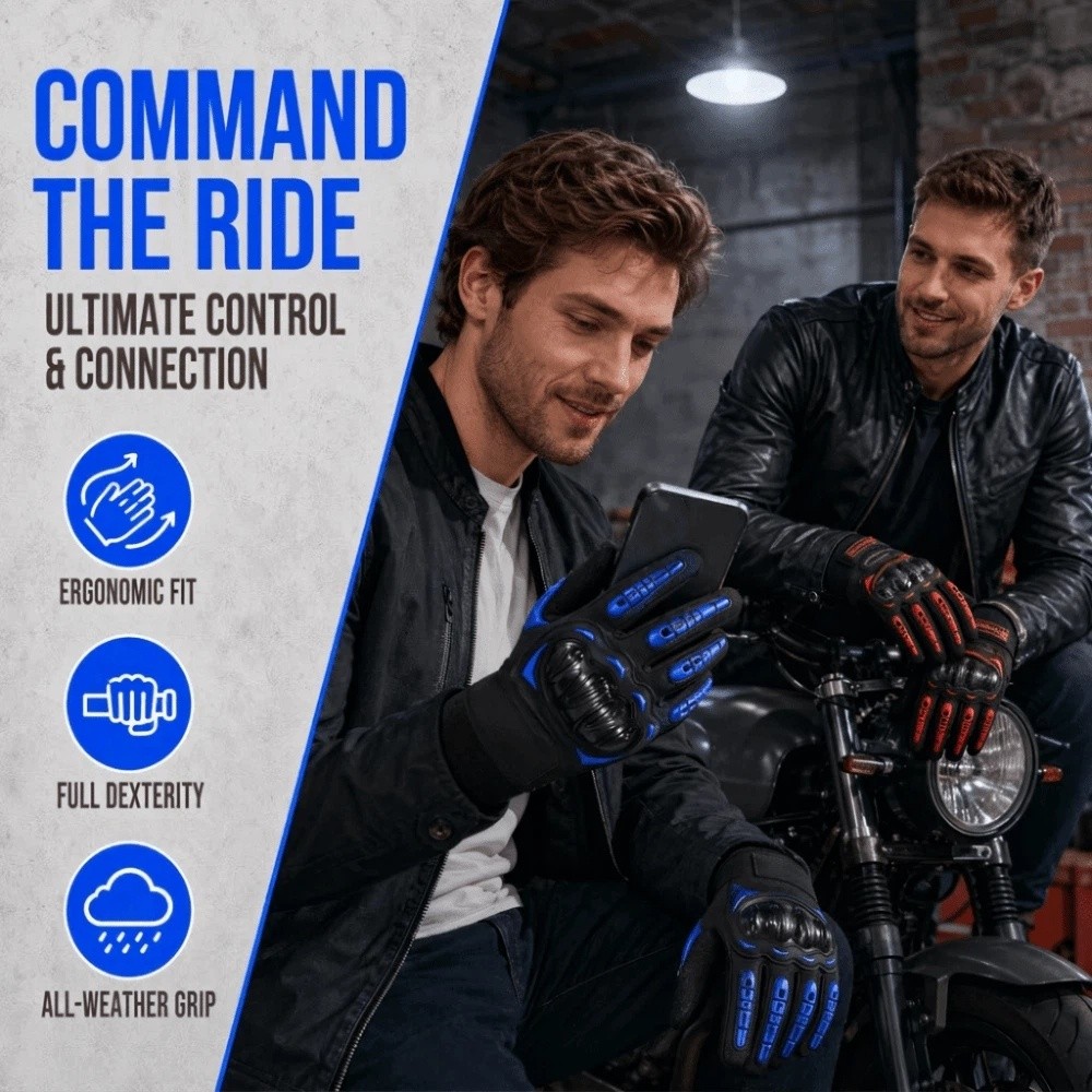 Wear-Resistant Motorcycle Ridi - огляд і ціна Motorcycle Glove Knuckle